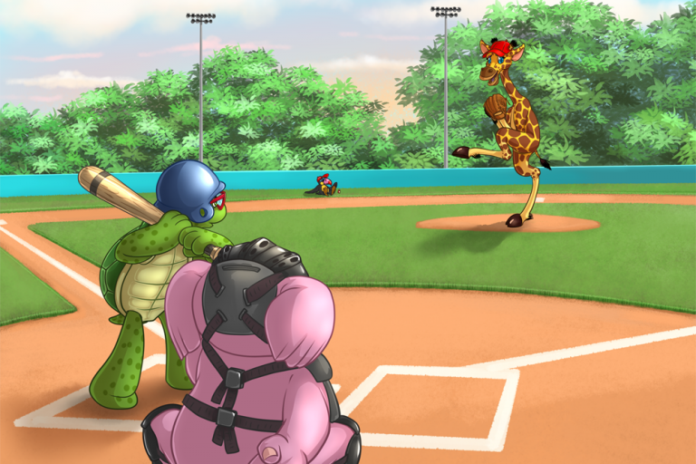 Tode at bat